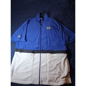 Nike LeBron James 23 Men's Full Zip Blue Track Jacket Velour‎ Large